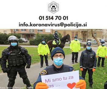 Kontakt za nasvet policije v času koronavirusa