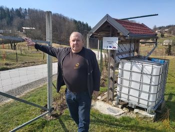 Pogovor z Valentinom Zabavnikom, predsednikom Sadjarsko-vrtnarskega društva Tunjice o sodelovanju v projektu sodelovanja LAS "Odprta vrata kmetij"
