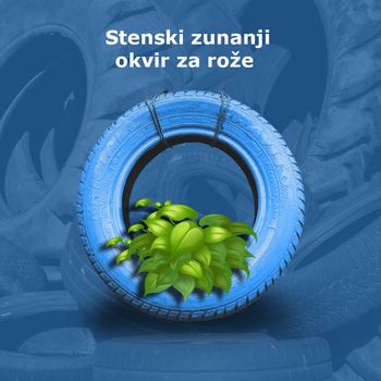 Stenski zunanji okvir za rože