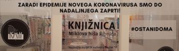 KNJIŽNICA LOŠKI POTOK PONOVNO ODPRTA