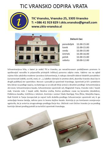 TIC VRANSKO ODPIRA VRATA
