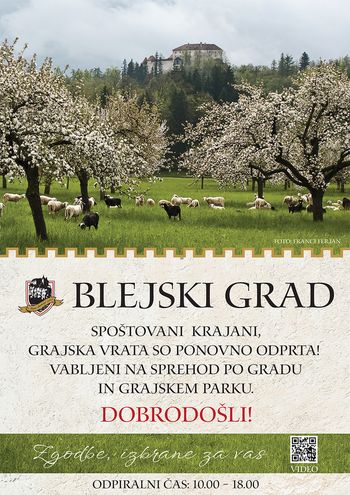 Blejski grad je odprt