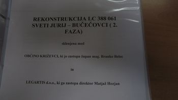PRIČELO SE BO Z DELI NA CESTI V BUČEČOVCIH