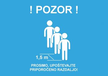 Ponovno uvedena začasna omejitev zbiranja ljudi