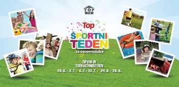 TOP ŠPORTNI TEDNI ZA OTROKE 2020 – PRIJAVE SO ODPRTE!
