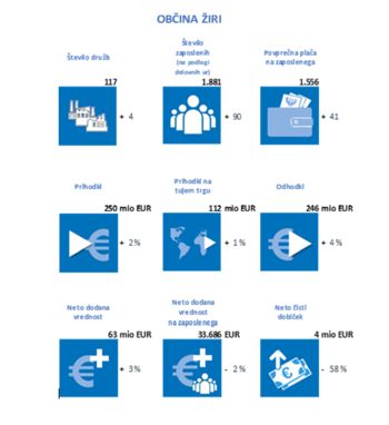 POSLOVANJE POSLOVNIH SUBJEKTOV V OBČINI ŽIRI V LETU 2019 POSLOVANJE POSLOVNIH SUBJEKTOV V OBČINI ŽIRI V LETU 2019