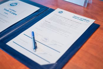 JKP Brezovica prejelo certifikat Voda iz pipe