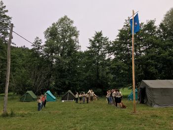 Taborjenje v časovnem stroju