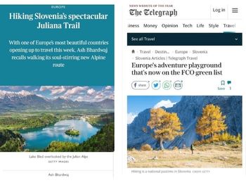 Tuji mediji o Sloveniji