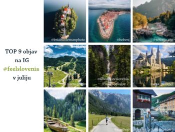 Naj instagram objave - Bled na prvem mestu
