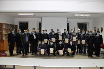 SVEČANA PODELITEV LISTIN IN ČINOV VIŠJI GASILEC