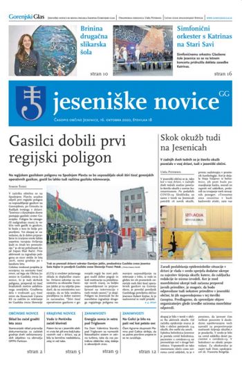 Jeseniške novice, 16. oktober 2020-18 Jeseniške novice, 16. oktober 2020-18