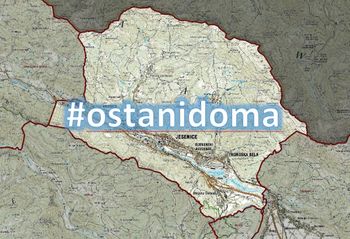 Od danes začasno prepovedano gibanje med občinami