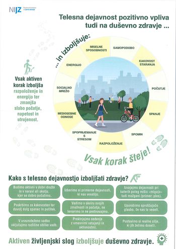 Aktiven življenjski slog izboljšuje duševno zdravje