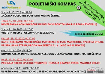 Spletna podjetniška izobraževanja, tokrat s popestritvijo znanih strokovnjakov in podjetnikov
