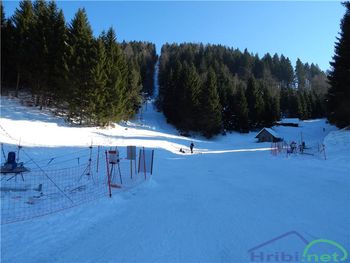 Smučarska šola in živ žav na Zatrniku