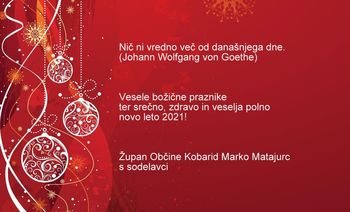 Praznično voščilo župana