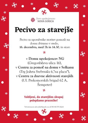 PECIVO ZA STAREJŠE 