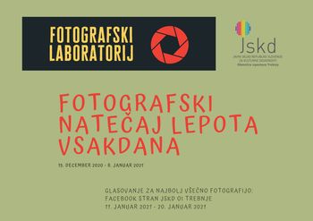 Najbolj všečna fotografija je Nebeška klopca Janija Vimpolška