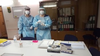 TUDI V SODRAŽICI OPRAVILI PRVO HITRO TESTIRANJE TUDI V SODRAŽICI OPRAVILI PRVO HITRO TESTIRANJE