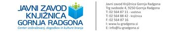 Delovanje knjižnice v Radencih