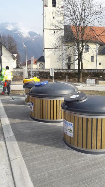 Nov vkopani ekološki otok v Preddvoru