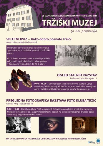 Dogodki v občini Tržič v prihodnjih dneh