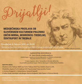 Prijatlji! Medobčinska proslava ob slovenskem kulturnem prazniku