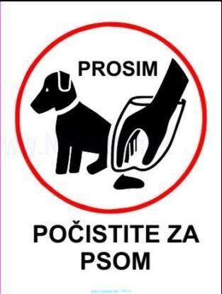 Pasje iztrebke moramo pobirati Pasje iztrebke moramo pobirati