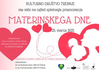 Spletno praznovanje MATERINSKEGA DNE