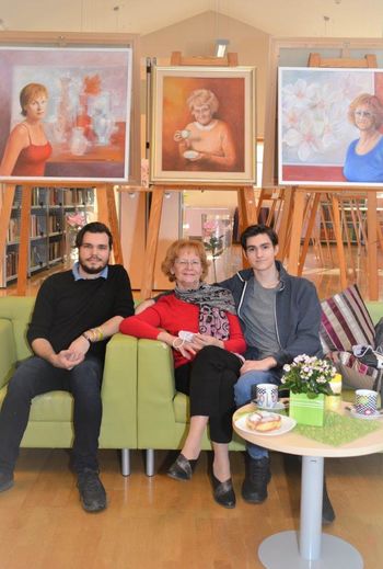 Razstava likovnih del Marte Vošnjak v preboldski knjižnici