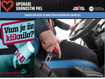 Nacionalna preventivna akcija Varnostni pas bo potekala od 8. do 14. marca 2021