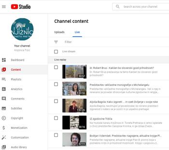 OBIŠČITE YOUTUBE KANAL KNJIŽNICE OBIŠČITE YOUTUBE KANAL KNJIŽNICE
