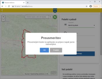 Občanke in občane prosimo, da napake na javni razsvetljavi sporočajo preko Servisa 48