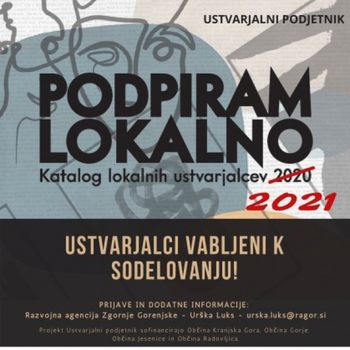 Vabilo lokalnim ustarjalcem k predstavitvi v promocijskem katalogu