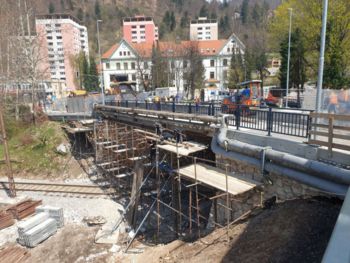 Zaključuje se rekonstrukcija nadvoza pri TVD Partizan Jesenice