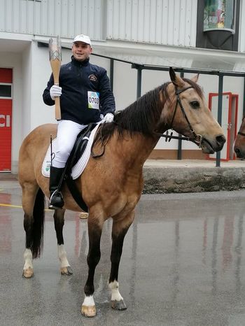 Slovenska olimpijska bakla na poti po občini Ig