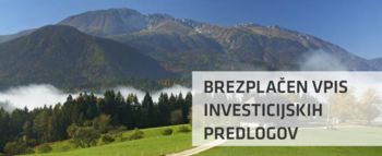 Brezplačen vpis in promocija investicijskih predlogov