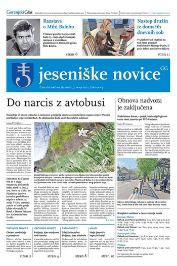 Jeseniške novice, 7. maj 2021