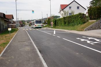 Cikava tudi z novim pločnikom za pešce