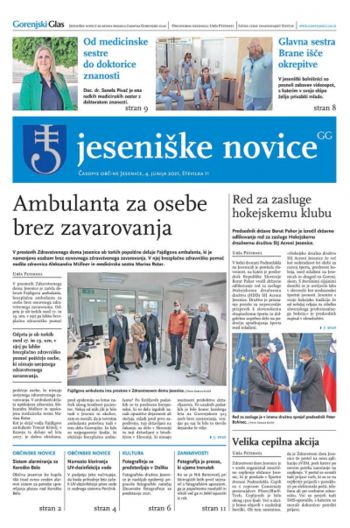 Jeseniške novice, 4. junij 2021