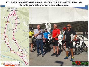 Upokojenci kolesarji aktivni tudi v vročinskem obdobju 