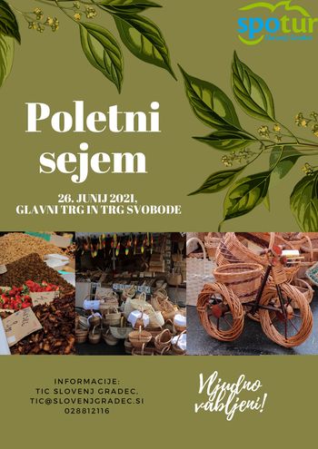 Poletni sejem v mestnem jedru Slovenj Gradca