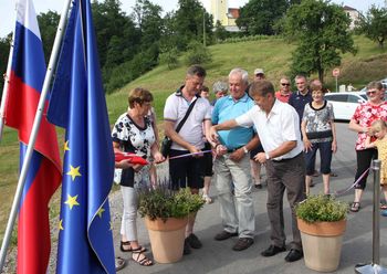 Odprtje ceste Blagotinšek-Majhenič v Andražu nad Polzelo