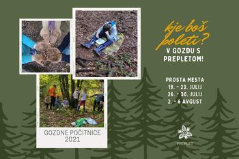 Gozdne počitnice s Prepletom 2021