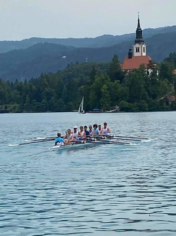 Olimpijska bakla na Bledu
