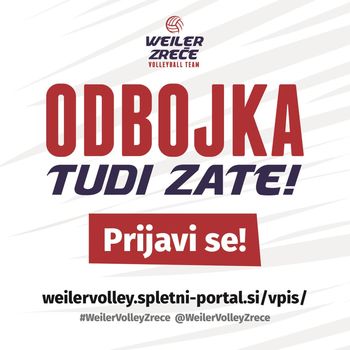 Vabilo - ODBOJKA TUDI ZATE !