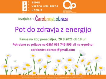 Pot do zdravja z energijo :)