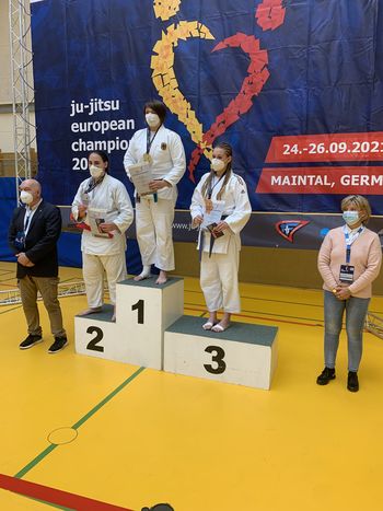 Nina PIŠKUR, reprezentantka DBV IPPON, na  EP v ju jitsu bronasta
