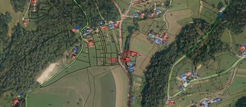 Delna zapora prometa na LC490103 Šešče - Matke